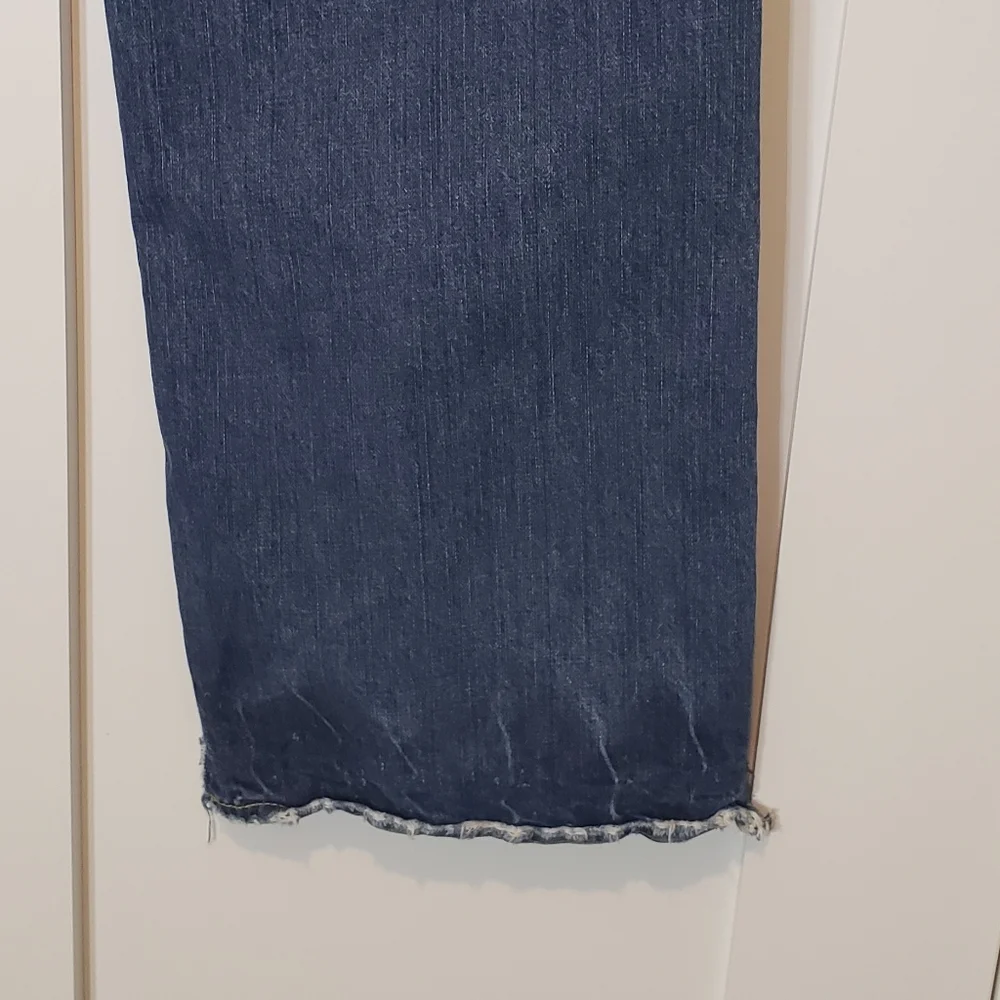 Guess Premium Distressed Patches Midrise Medium Rise Jeans Men's Size 34 X 33